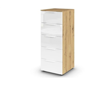 Kommode Flipp - holzfarben - Materialmix - 40 cm - 100 cm | Möbel Kraft