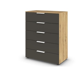 Kommode Flipp - holzfarben - Materialmix - 80 cm - 100 cm | Möbel Kraft