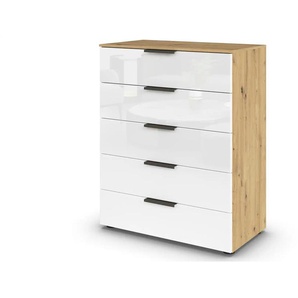 Kommode Flipp - holzfarben - Materialmix - 80 cm - 100 cm | Möbel Kraft