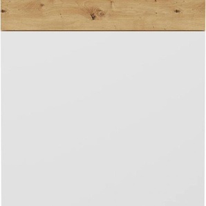 Kommode FMD Belm Sideboards Gr. B/H/T: 54,5 cm x 115 cm x 41,7 cm, 1, weiß (brillantweiß, artisan eiche) Kommode