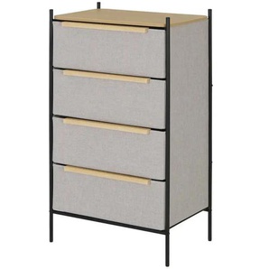 Kommode Giovo - grau - Materialmix - 57,7 cm - 98,6 cm - cm 40,0 | Möbel Kraft