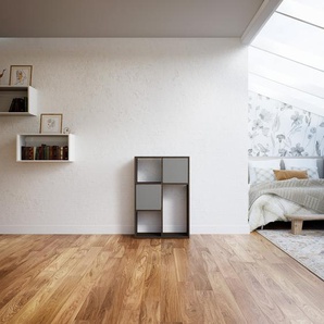 Kommode Grau - Design-Lowboard: Türen in Grau - Hochwertige Materialien - 79 x 118 x 34 cm, Selbst zusammenstellen