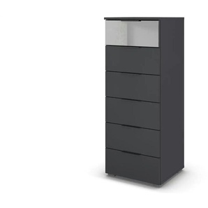 Kommode   ¦ grau ¦ Maße (cm): B: 47 H: 119