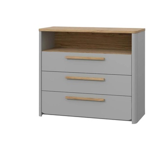 Kommode - grau - Materialmix - 98,6 cm - 85,9 cm - cm 41,3 | Möbel Kraft