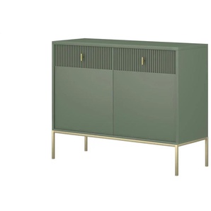 Kommode - grün - Materialmix - 104,2 cm - 82,6 cm - cm 39,0 | Möbel Kraft