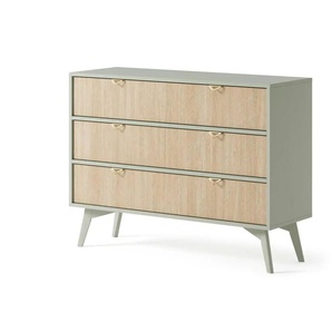 Kommode - grün - Materialmix - 106 cm - 80 cm | Möbel Kraft