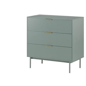 Kommode - grün - Materialmix - 80 cm - 79,5 cm - cm 41,5 | Möbel Kraft