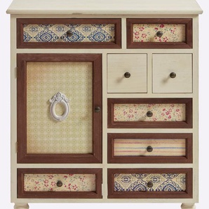 Kommode HEINE HOME Sideboards Gr. B/H/T: 75 cm x 85 cm x 35 cm, beige (creme) Kommode