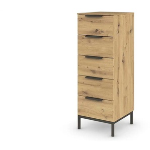Kommode  Frome ¦ holzfarben ¦ Maße (cm): B: 40 H: 111