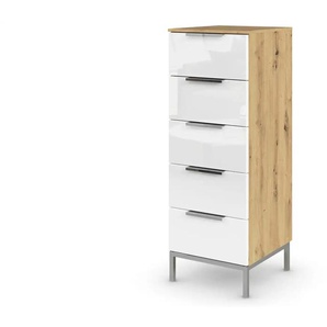 Kommode  Frome ¦ holzfarben ¦ Maße (cm): B: 40 H: 111