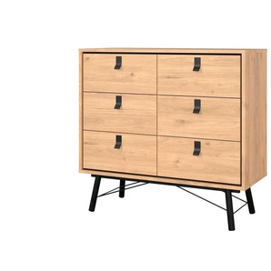 Kommode - holzfarben - Materialmix - 102 cm - 95 cm - cm 40,0 | Möbel Kraft