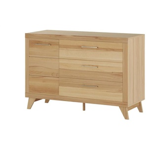 Kommode - holzfarben - Materialmix - 131 cm - 77 cm - cm 52,0 | Möbel Kraft