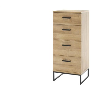 Kommode - holzfarben - Materialmix - 50 cm - 116 cm - cm 44,0 | Möbel Kraft