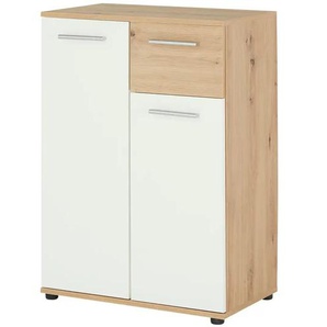 Kommode - holzfarben - Materialmix - 60 cm - 85 cm - cm 35,0 | Möbel Kraft