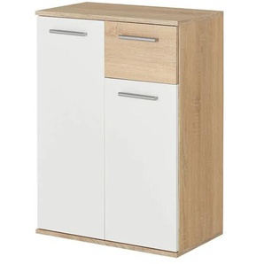 Kommode - holzfarben - Materialmix - 60 cm - 85 cm - cm 35,0 | Möbel Kraft