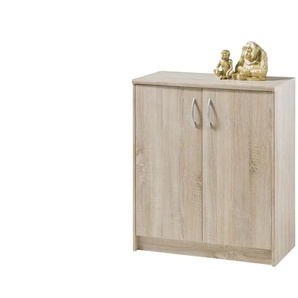 Kommode - holzfarben - Materialmix - 74 cm - 86 cm - cm 35,0 | Möbel Kraft