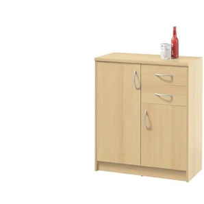 Kommode - holzfarben - Materialmix - 74 cm - 86 cm - cm 35,0 | Möbel Kraft
