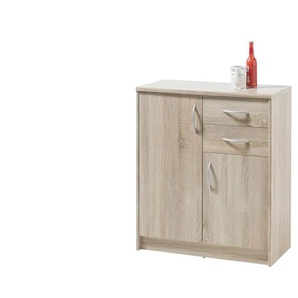 Kommode - holzfarben - Materialmix - 74 cm - 86 cm - cm 35,0 | Möbel Kraft