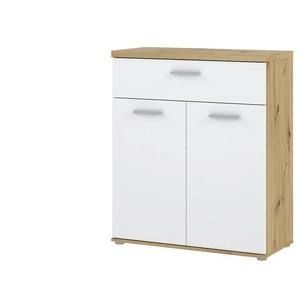 Kommode - holzfarben - Materialmix - 79,9 cm - 93 cm - cm 34,8 | Möbel Kraft
