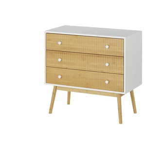 Kommode - holzfarben - Materialmix - 80 cm - 75 cm - cm 40,0 | Möbel Kraft