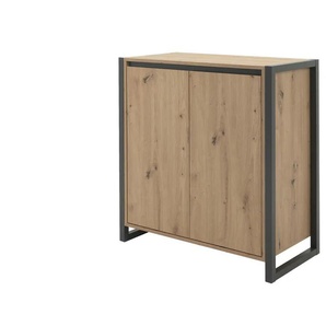 Kommode - holzfarben - Materialmix - 80 cm - 88 cm - cm 40,0 | Möbel Kraft