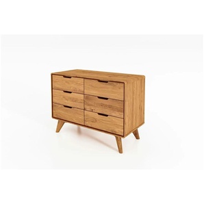 Kommode - holzfarben - Materialmix - 90 cm - 63 cm | Möbel Kraft