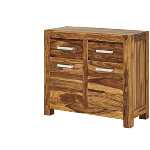 Kommode - holzfarben - Materialmix - 92 cm - 82 cm - cm 40,0 | Möbel Kraft