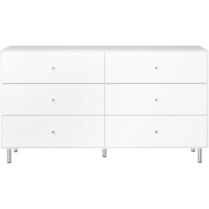 Kommode HOME AFFAIRE Maga Sideboards Gr. B/H/T: 157 cm x 87 cm x 40 cm, weiß Kommode