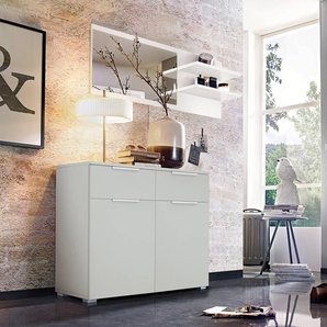Kommode II 93 x 81 x 42cm Grau/Grau