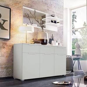 Kommode III 140 x 81 x 42cm Grau/Grau