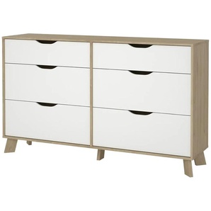 Kommode Imperia - weiß - Materialmix - 155,7 cm - 92,2 cm - cm 39,8 | Möbel Kraft