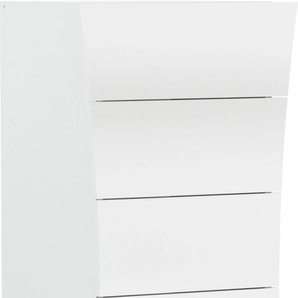 Kommode INOSIGN Arco Sideboards Gr. B/H/T: 50 cm x 121,5 cm x 40 cm, 6, weiß (weiß hochglanz) Schubladenkommode Schubladenkommoden Sideboards Frontbreite 42-52 cm