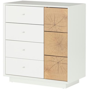 Kommode  Jalmicco ¦ weiß ¦ Maße (cm): B: 76 H: 83 T: 40.0