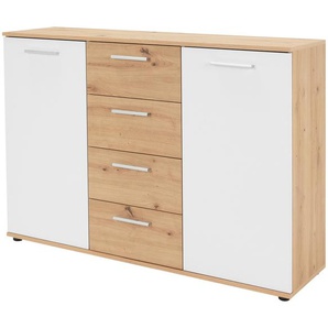 Kommode  Jelsi ¦ holzfarben ¦ Maße (cm): B: 120 H: 85 T: 35.0
