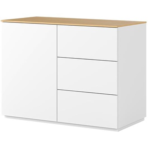 Kommode Join 120 x 84 x 50cm Weiß/Eiche/Weiß