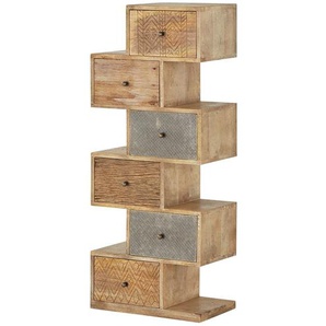 Kommode  Kona ¦ holzfarben ¦ Maße (cm): B: 50 H: 122 T: 30.0