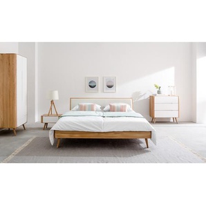 Kommode IV 90 x 90 x 42cm Braun/Weiß/Weiß