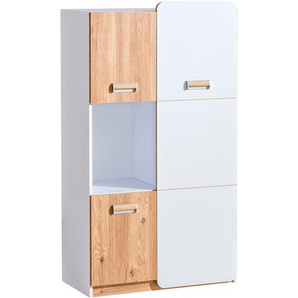 Kommode LORENTO LR5 weiß / esche nash