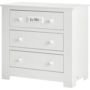 Kommode  Mara ¦ weiß ¦ Maße (cm): B: 51 H: 92 T: 51.0