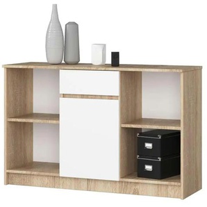 Kommode - mehrfarbig - Materialmix - 120 cm - 77 cm | Möbel Kraft