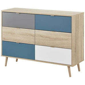 Kommode - mehrfarbig - Materialmix - 120 cm - 87 cm - cm 40,0 | Möbel Kraft