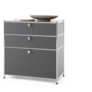 Kommode Metall »CN3« mit 3 Schubladen, grau