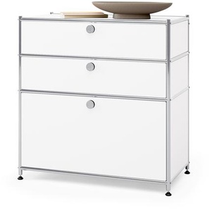 Kommode Metall »CN3« mit 3 Schubladen, weiß