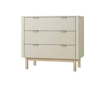 Kommode Miloo - beige - Materialmix - 52,4 cm - 90,4 cm | Möbel Kraft