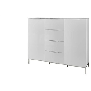 Kommode mit 2 Türen  Vitreo Neo ¦ weiß ¦ Maße (cm): B: 135 H: 108 T: 40.0