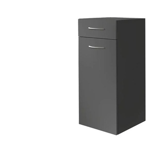 Kommode mit Wäschebox  Multiraumkonzept ¦ grau ¦ Maße (cm): B: 40 H: 98 T: 40.0