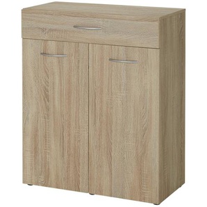 Kommode mit Wäschebox  Multiraumkonzept ¦ holzfarben ¦ Maße (cm): B: 80 H: 98 T: 40.0