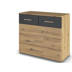 Kommode Moffat - holzfarben - Materialmix - 93 cm - 81 cm | Möbel Kraft