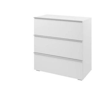 Kommode  Orsigna ¦ weiß ¦ Maße (cm): B: 76 H: 84 T: 38.0