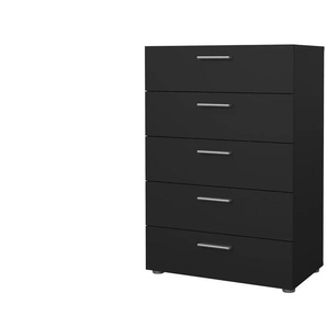 Kommode Pedara ¦ schwarz ¦ Maße (cm): B: 70 H: 102 T: 40.3